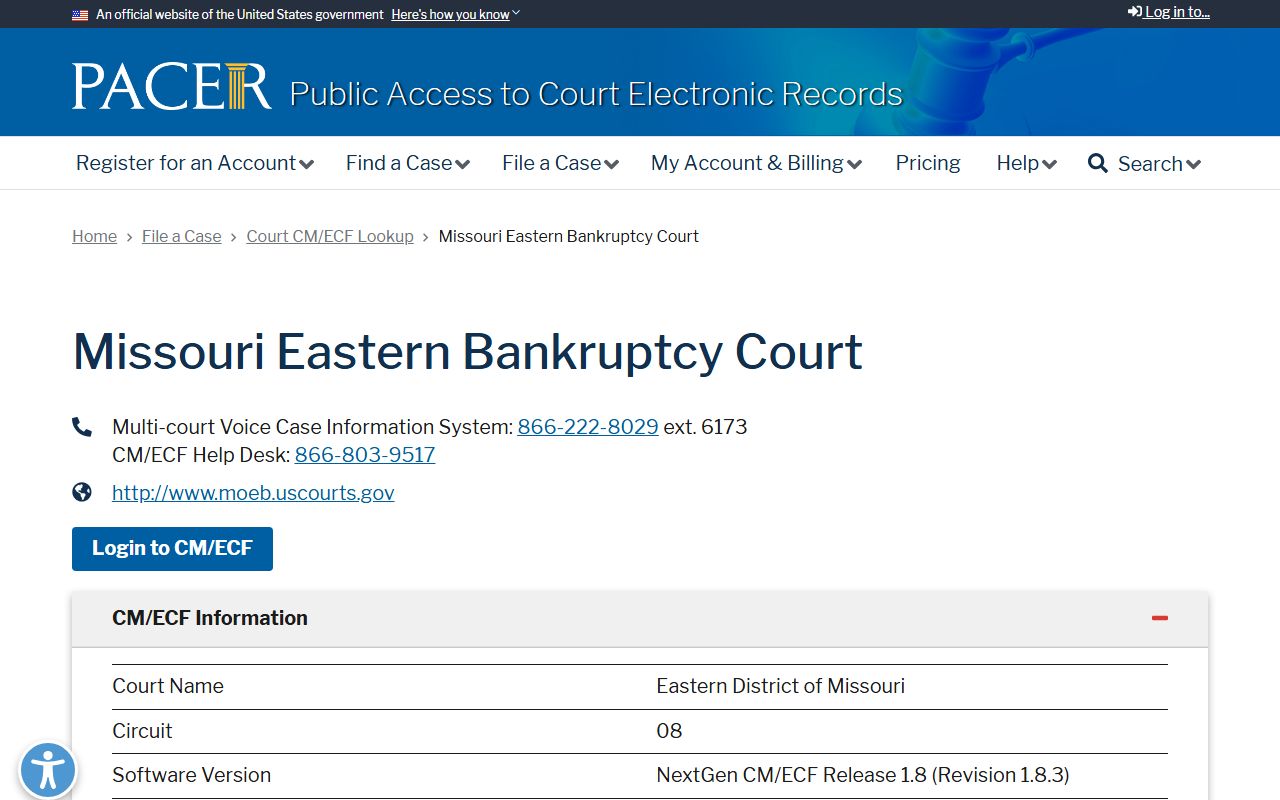 Ste. Genevieve County probate records PACER bankruptcy lookup reference